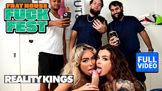 REALITY KINGS Sultry Babes Luna Luxe & Keisha Grey Score Big In A Frat House With Hot Nerd Parker